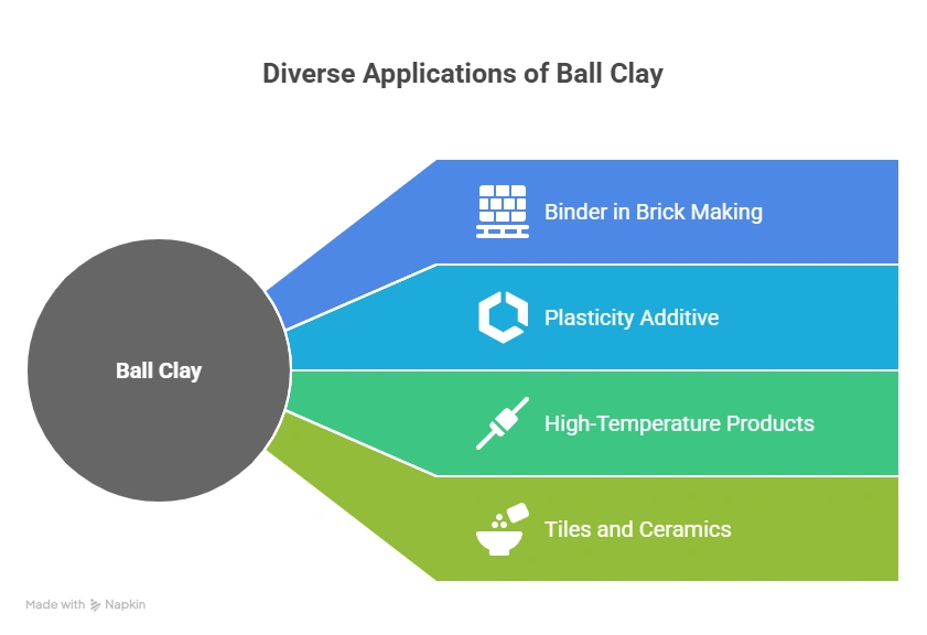 application of ball clay