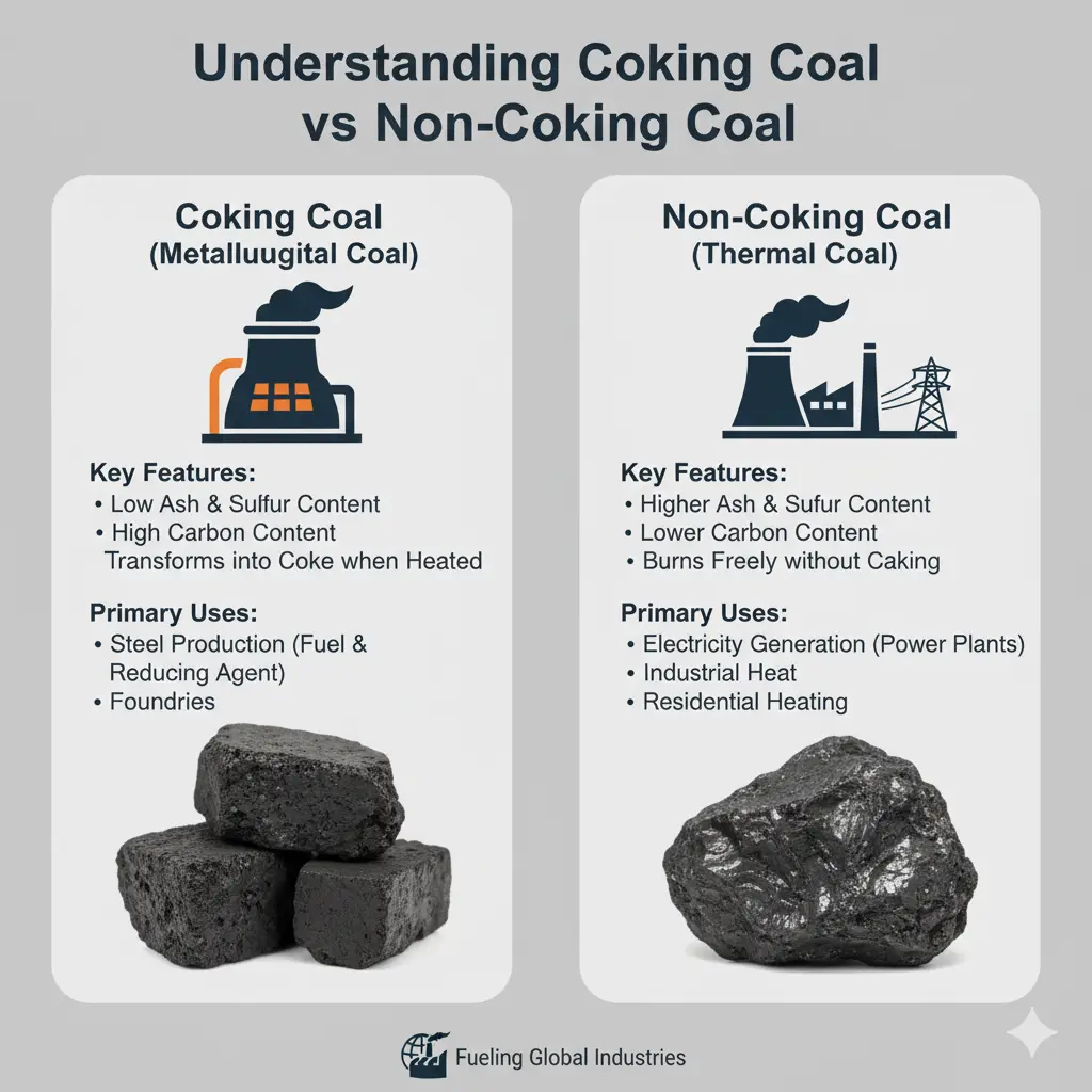 Understanding Coking Coal vs Non-Coking Coal