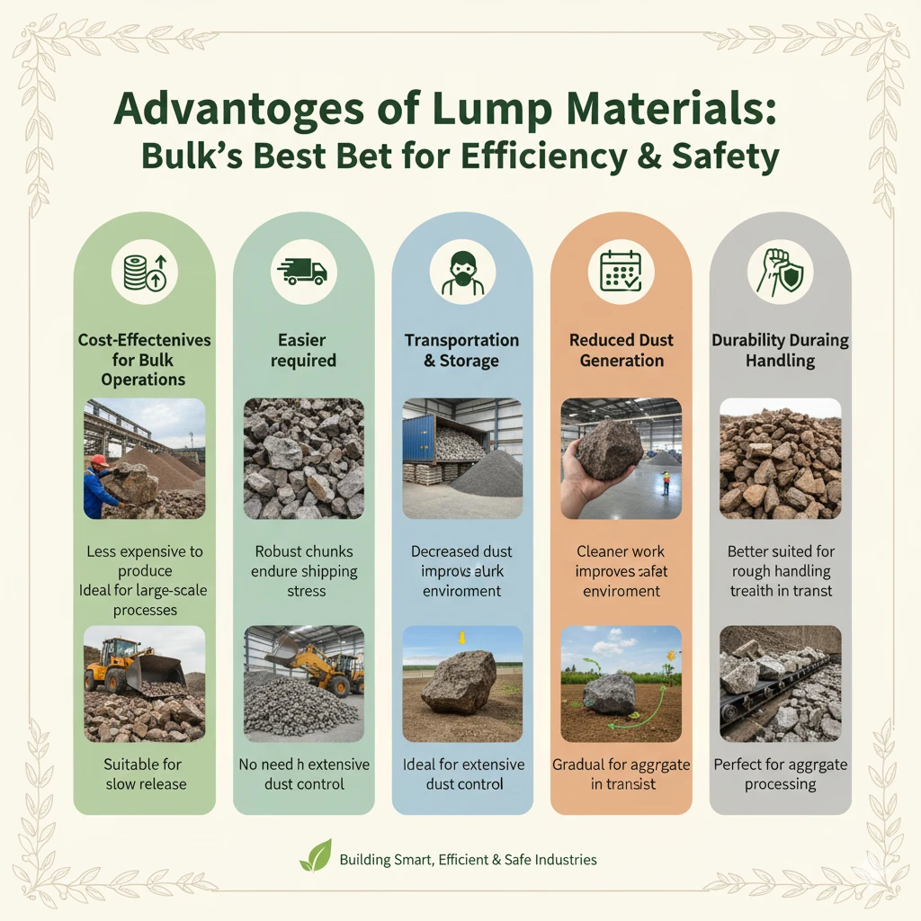 Advantages of Lump Materials