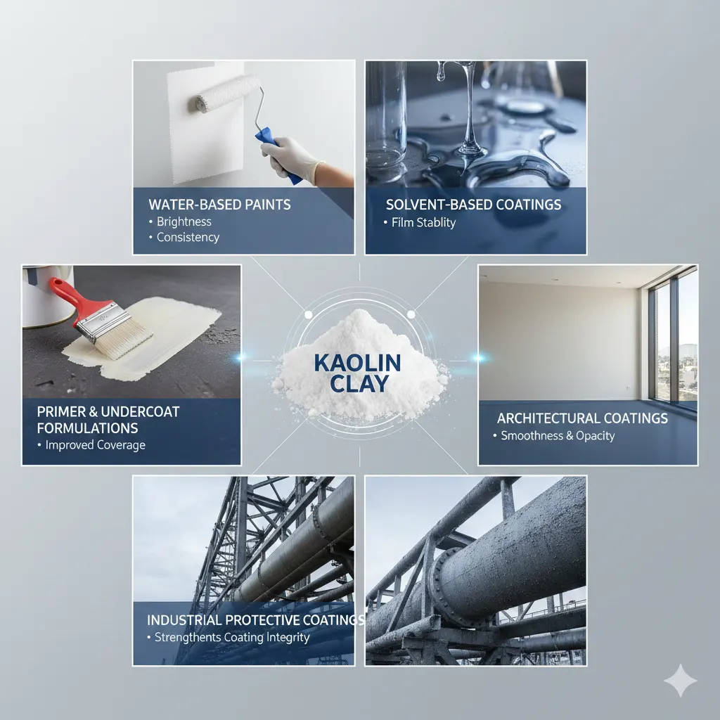 Applications of Kaolin Clay