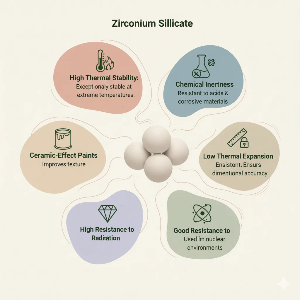 Key Properties of Zirconium Silicate