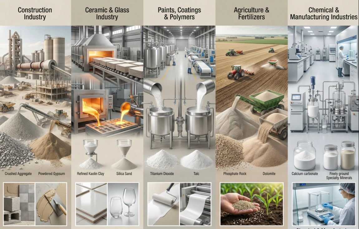 Mineral Grades for Industry: Application-Wise Breakdown