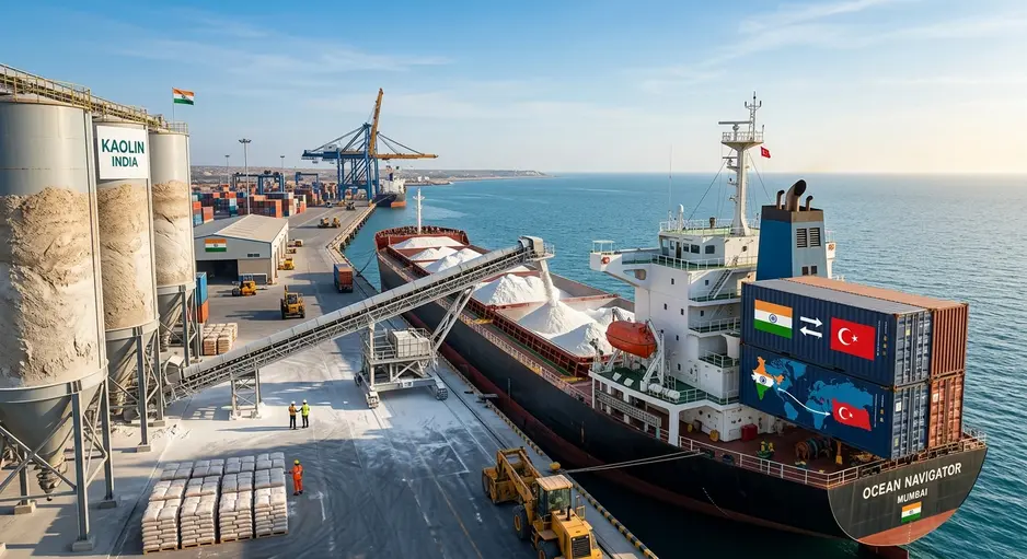 Best Kaolin Clay Exporter to Turkey from India