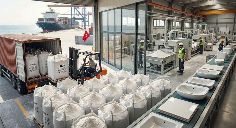 Best Kaolin Clay Exporter to Turkey from India