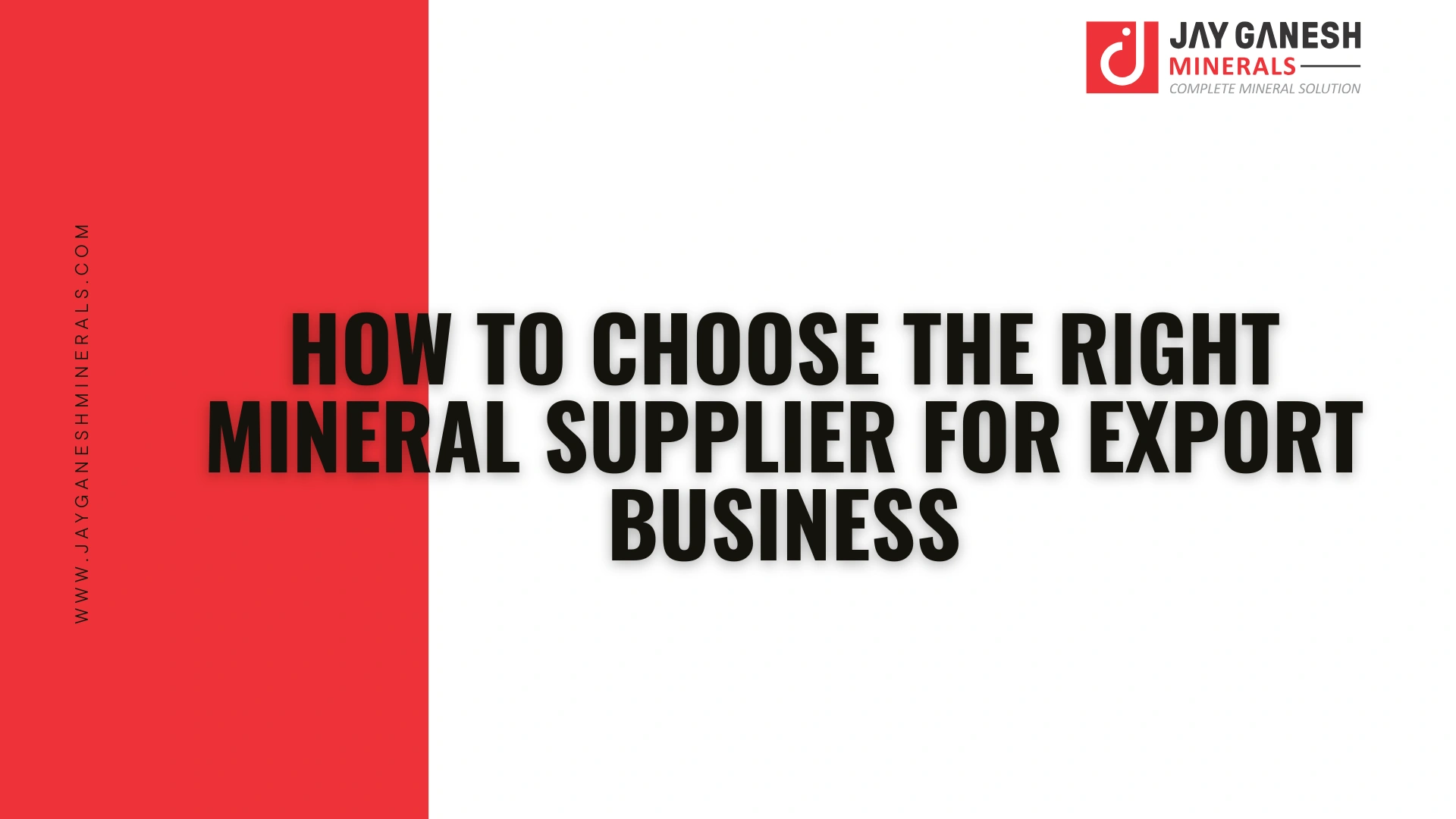 How to Choose the Right Mineral Supplier for Export Business