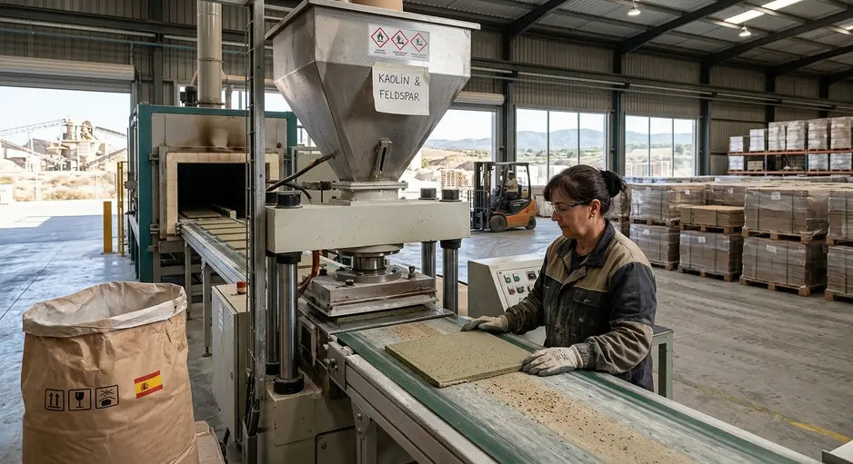 Plastic Clay & Feldspar Exporter & Supplier Spain