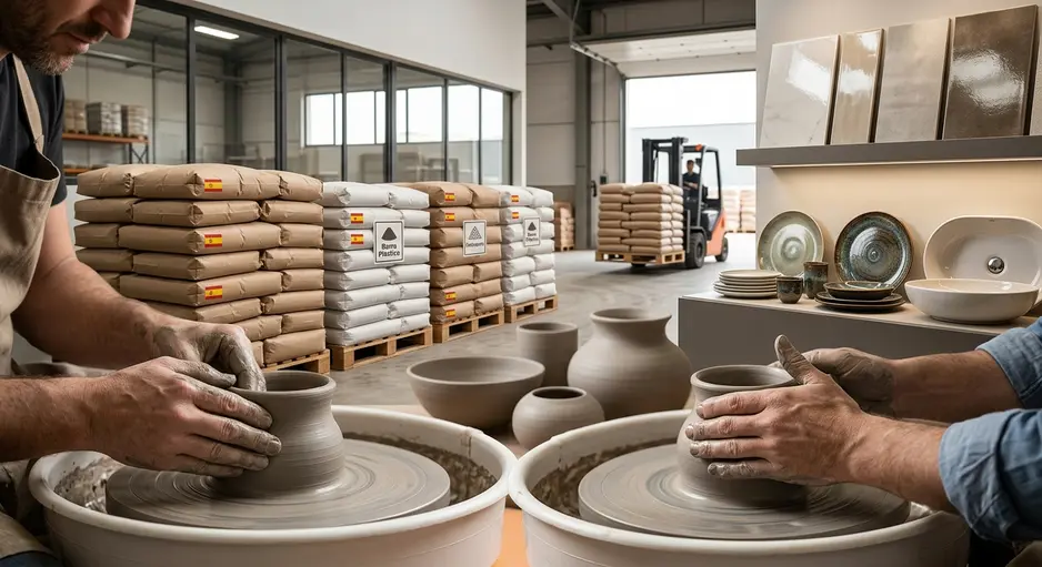 Plastic Clay & Feldspar Exporter & Supplier Spain